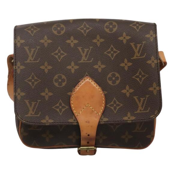 LOUIS VUITTON Monogram Cartesier MM Shoulder Bag M51253 - Picture 2 of 12